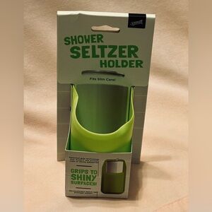 Green Shower Seltzer Holder